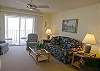 Queen size sofabed and sliding doors to the Gulf front balcony!