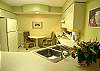 Fully equipped kitchen.