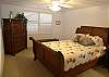 Second bedroom with queen size bed.