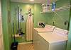 Laundry room off the kitchen.