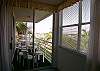 The balcony is accessible from the master bedroom and living toom.