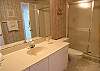 Guest Bath with tile shower