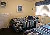 2 Double beds & cable TV.