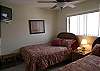 2 Double beds and cable TV