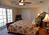 Master bedroom with kinng size bed, flatscreen TV, adjoining bath and sliding doors to a private Gulf View balcony!