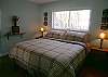 New king size bed & cable TV/VCR.