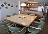 Great seating for 8 at the table.