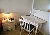 Convenient workspace in the master bedroom & wireless internet!