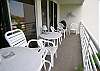 Spacious Balcony with electric BBQ