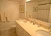 Master Bath with New Quartz Topped Double Vanity &amp; Tub/Shower