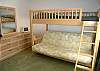 Guest Bedroom with Twin Bunk, Double Futon &amp; cable TV