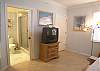 Cable TV/DVD/VCR &amp; adjoining bath