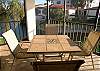 Sunny screened balcony