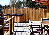 Relax in the hot tub or dine outside on the deck.
