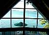 From the loft, and through the wall of windows one can look out over San Juan Channel.