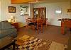 The lower level family room offers a queen sized sleeper sofa. There is also a full sized bath with shower in the lower level.