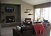 Fireplace and Tv - or just snuggle up with a book!