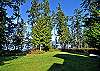 Coho features a wonderful grassy lawn and a very private setting.