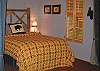 The second of two alcoves located in the Paddock, with queen size bed and privacy curtains.