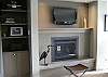 HDTV & Propane fireplace