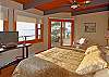 The master bedroom faces to the amazing view.