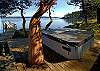 hot tub with a view