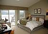 This bedroom has a "lock-off" for more privacy.