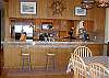 Perch at the breakfast bar and talk to the chef!