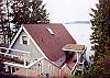 Washington Way Chalet is built on a hillside and is accessible by stair.