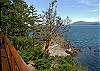 A short trail from the property leads to this community beach cove.