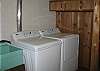 A large new washer and dryer, available by pre-agreement only, are located on the lower level.