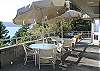 Great spaces for outdoor dining on the patio.