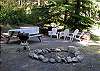 Not far from the house is this picnic area.