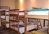The bunk room has three sets of bunk beds! Great for kids and larger family gatherings.