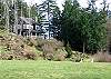 Geese choose to sun themselves in the manicured lawn located between the Main House and the Cabins.