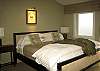 Really comfy king bed in both rooms