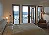 Not far from the entertainment center a second guest room is located on the lower level.