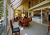 Dining and kitchen.