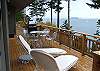 Enjoy the view and the sunshine from the comfy patio furniture.