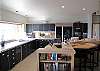 Huge kitchen with a marvelous working island.