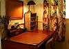Take time to enjoy the art of writing a letter or recording in a journal the delightful moments of a day well spent at this luxurious writing desk.