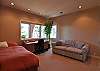 3rd bedroom on the lower level offers a full size bed.