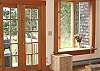 The kitchen has territorial views and a peek of the water in the distance.