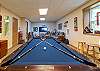 Downstairs - pool table - large screen TV - additional sleeping