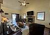 Main Level - Great Room with fire place and flat screen TV