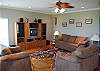 Relax watching TV, your favorite DVD, listening to music or enjoy the Ocean Front View from the Spacious Living Area.