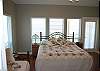 Upstairs Bedroom with King Size Bed and Day Bed Trundle that makes to Queen Size