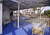 The screened porch is a great place to relax and take an afternoon nap.