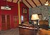 Ceiling fans and a split air conditioning unit ensure guest comfort year round. The upscale decor at  Reef Madness is inspired by the rich colors of Africa.