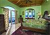 Sunsets and beautiful views of St. Thomas adorn the backdrop of this room.